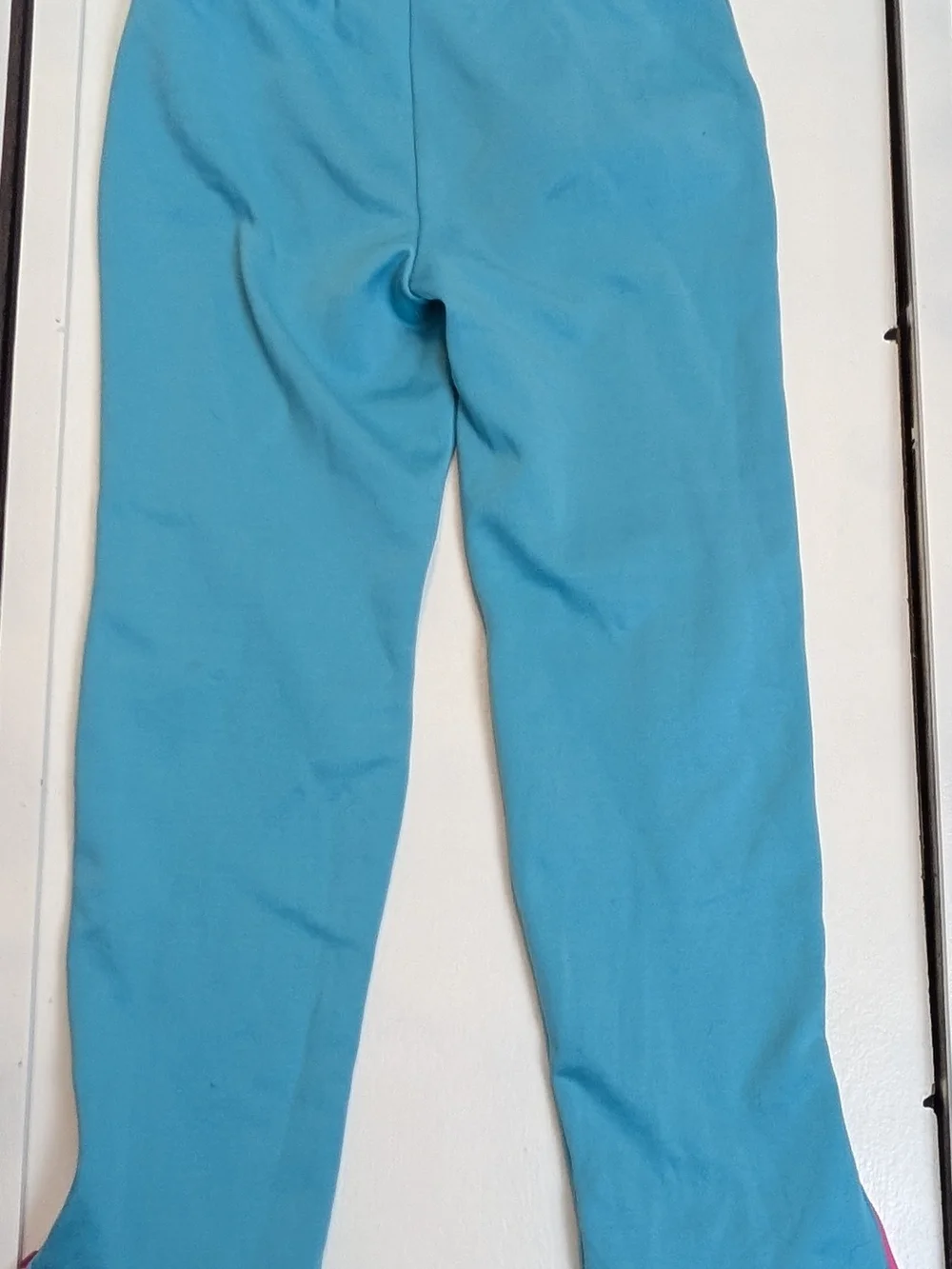 Girls' Turquoise Active Joggers with Pink Accents
